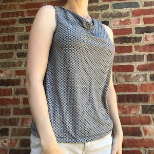 Talbots Patterned Blouse